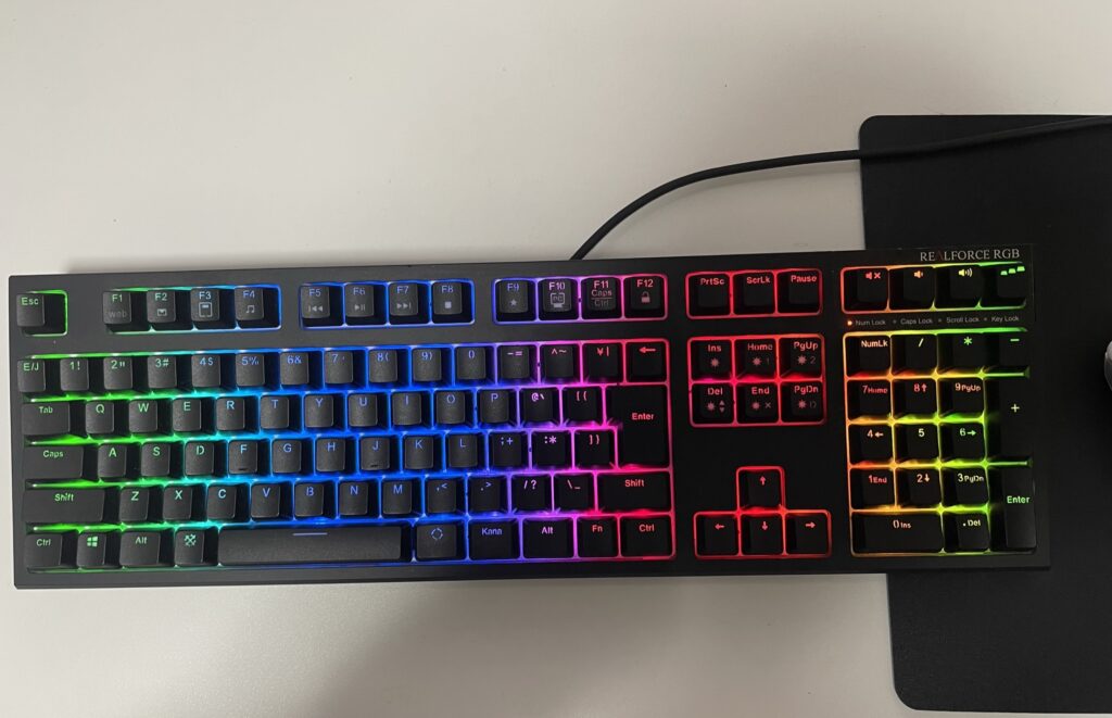 東プレ　REALFORCE RGB